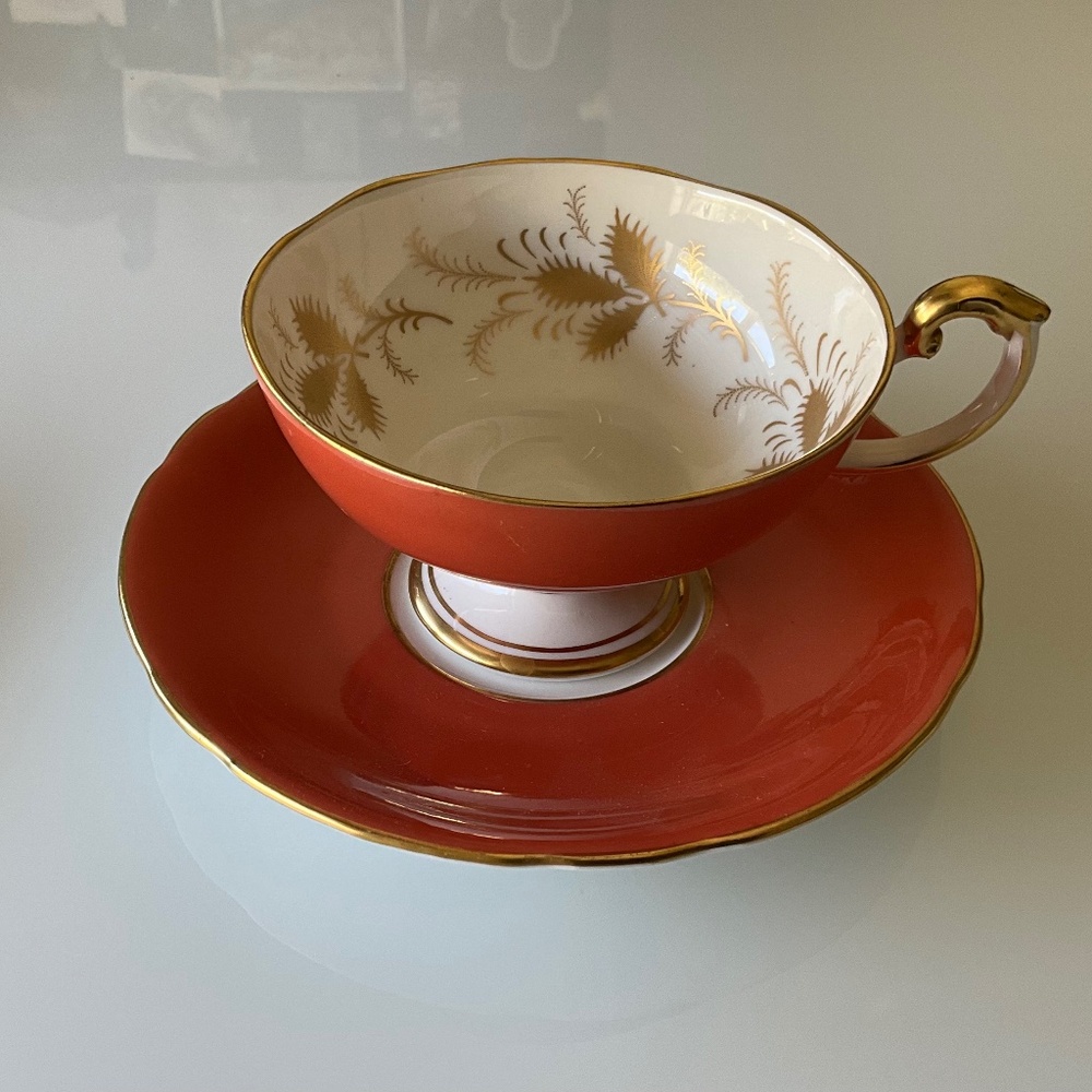 Vintage Aynsley cup and saucer, number 1542